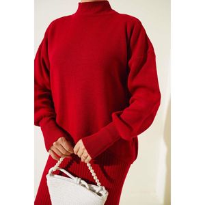 Conjunto 2 Piezas Pana Medio Cuello Alto Rojo - Product Image 3