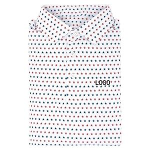 Polos de secado rápido personalizados de alta calidad para hombre, camiseta de manga corta ajustada, rendimiento elástico para ropa de Polo - Product Image 2