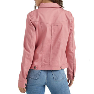 Veste en jean tendance de gros, de haute qualité, respirante, choix de couleur, teinte unie, vêtement d'hiver pour femmes - Product Image 5
