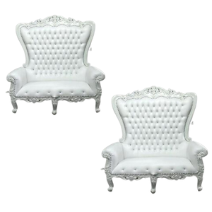 Roi et Reine Double Siège Trône Chaise De Luxe Style Européen Dossier Haut Pour Événement De Mariage Et Hôtel Meubles Usine Directe - Product Image 1