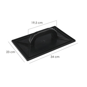 Spatola in plastica 34 x 23 cm. Maniglia Rotonda Nera con Punti di Presa - Product Image 2