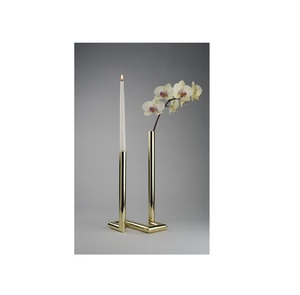 Maceta de aluminio sólido hecha a mano, jarrón de Metal Artificial para exhibición de boda, mesita de noche, decoraciones decorativas - Product Image 2