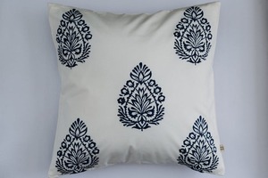 Hand Block <b>Printed</b> <b>Cushion</b> Cover, Beautiful Block Print <b>Cushion</b> Case- Indian <b>Cushion</b> Cover- Pillow Cover - Product Image 4