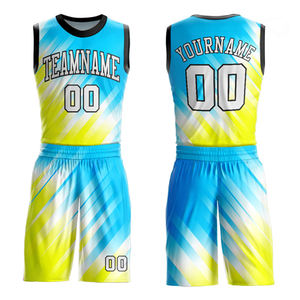 Uniforme de Baloncesto Sublimado Personalizado, Ropa de Equipo, Talla Grande, Ligero, de Poliéster, Secado Rápido, Jersey Transpirable, Pantalones Cortos, Venta al Por Mayor - Product Image 1