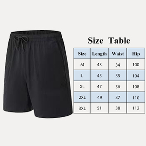กางเกงวิ่งขาสั้นผู้ชายขาสั้นผ้าสแปนเด็กซ์ XL ขนาดใหญ่พิเศษทรงหลวมลำลองกระเป๋าสำหรับผู้ใหญ่จัดส่งแบบ DP สำหรับฤดูร้อน - Product Image 5