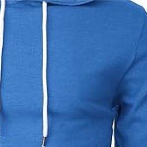 Sudadera con capucha de forro polar azul real premium para hombre, estilo casual con cordones blancos, tamaño y diseño personalizados - Product Image 5