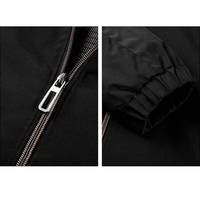 Veste matelassée en fibre de polyester respirante et imperméable pour homme, taille plus, hiver
