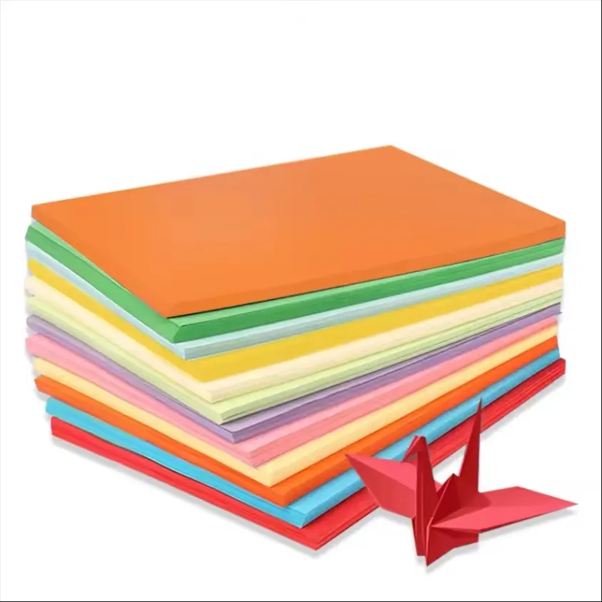 Manufacture Supply 165/175/215gsm Color Cardboard Colored Craft Board Handmade Paper DIY Cardboard
