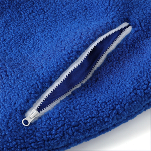 Veste bomber Zeta Sherpa Premium, broderie personnalisée, imperméable, réversible, doublure en satin Sherpa confortable, style universitaire printemps - Product Image 6