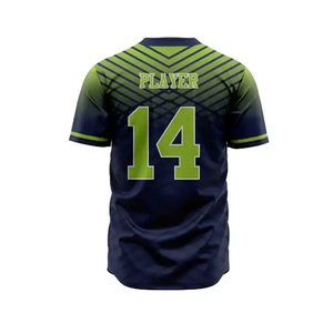 Uniformes de Béisbol de Poliéster 100% Transpirables y de Secado Rápido Hechos a Medida de Alta Calidad, Conjuntos de Uniformes de Béisbol para Equipos, Venta Caliente - Product Image 5