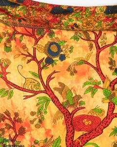 Vintage tendencia 84x90 pulgadas árbol vida Tie Dye pared colgante tela personalizada tamaño indio Hippie Mandala tapiz patrón impreso - Product Image 3