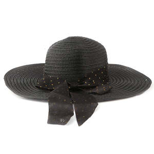 Women's <b>Floppy</b> <b>Hat</b> - <b>Black</b> - Product Image 1