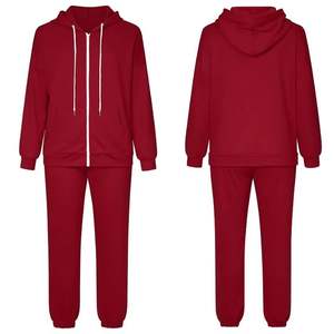 2025 nuevo conjunto de ropa deportiva de talla grande para mujer, chándal de fútbol Deportivo con logotipo personalizado, conjunto de Jogger de 2 piezas - Product Image 1