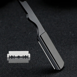 MORGANS INDUSTRIES Stainless Steel Handle <b>Single</b> <b>Blade</b> <b>Razor</b> Manual Shaving <b>Razor</b> for Barber Shop Face Use - Product Image 5