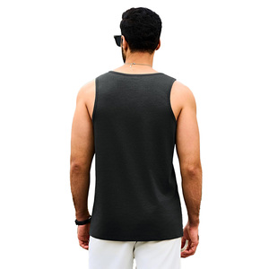 Mens <b>Sleeveless</b> Athletic Tank <b>Top</b> Muscle Fit Gym Workout Summer Casual Tee Breathable Lightweight Sport Vest Fashion - Product Image 2