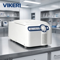 Microcentrifugeuse réfrigérée haute vitesse VIKERI D1524R, 15000 tr/min, 21380xg RCF, alliage d'aluminium pour 24 tubes de 1,5/2,0 ml