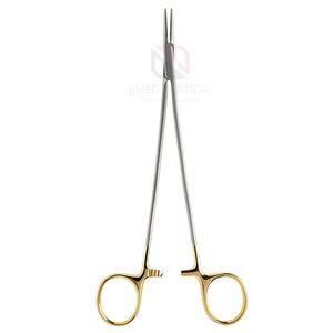 Pinzas Quirúrgicas Portaagujas DeBakey Hegar Baumgartner |   Herramienta Quirúrgica Manual de Acero Inoxidable |   CE |   JIMED SURGICAL - Product Image 1
