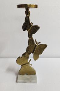 Bougeoir en métal pour table à manger, décoration de maison, fête de noël, bougeoir couleur or pour la maison, villa, dîner et mariage - Product Image 4