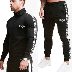 Survêtement de sport premium à capuche imprimé, veste zippée intégrale écologique et pantalon fuselé 2-en-1, séchage rapide, moderne, pour entraînement et décontracté - Product Image 2