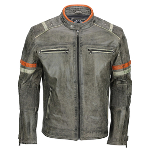 Chaquetas de Cuero para Hombre de Alta Calidad con Cuello Alto Delgado y Recubierto, Transpirables, Venta al Por Mayor, MOQ Bajo - Product Image 6