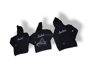 Nueva Sudadera con capucha de gran tamaño para hombre 300 GSM mangas de hombro delanteras sueltas tela alta mejor Sudadera con capucha bordada de invierno - Product Image 6