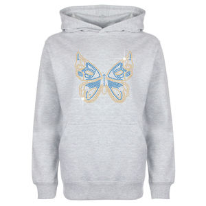 Sudaderas con capucha personalizadas bordadas hombres personalizados Rhinestone Sudadera con capucha doble cremallera con capucha de peso pesado de alta calidad Sun Faded Wash sudaderas - Product Image 3