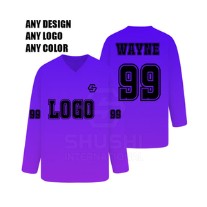 Maillot de hockey sur glace personnalisé du Pakistan, imperméable, 100% polyester, design uni pour l'entraînement, nom d'équipe personnalisé disponible - Product Image 6