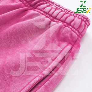 Shorts d'été décontractés pour hommes en toile 100% coton, style streetwear, avec cordon de serrage, respirants, déchirés et troués, couleur unie - Product Image 4
