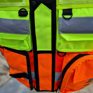 Toutes les tailles Nouveau style Gilet de travail de sécurité de meilleure qualité pour la vente en ligne Gilet de sécurité pour hommes de fabricant populaire à bas prix d'usine - Product Image 6