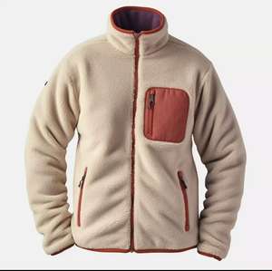 Chaqueta de Invierno para Hombre, Chaqueta de Forro Polar, Color Sólido, Bolsillos, Chaqueta con Cierre de Cremallera, Personalizada de Fábrica - Product Image 6