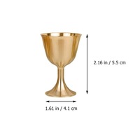 Calice Chrétien Ciboire de Luxe Moderne Patène Conception OEM Personnalisée Fabriqué à la Main Gravé Religieux Coupe Sainte Métal Plaqué