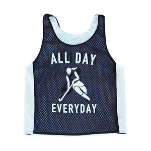 Uniforme de football américain Port Hole Lacrosse Jersey Design personnalisé Mesh Uniform Pinnies - Product Image 1