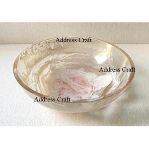 Haute qualité blanc tourbillon résine bol salade serveur ensemble grande cuillère à salade et fourchette vaisselle ensemble vaisselle bol à salade décor à la maison - Product Image 6