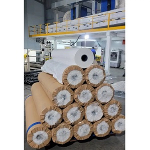 Logo kustom cetak <span class=keywords><strong>LDPE</strong></span> LLDPE Film pelindung kaca lembaran logam kemasan lembut meregang tahan kelembaban Film plastik PE