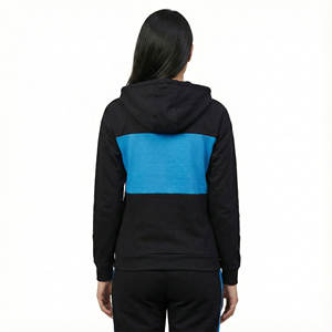 เสื้อฮู้ดสไตล์เฮนลีย์สำหรับผู้หญิง แบบสวมหัว มีกระดุม 1/4  กระเป๋าแบบจิงโจ้ ทรงปกติ สวมใส่สบาย - Product Image 3