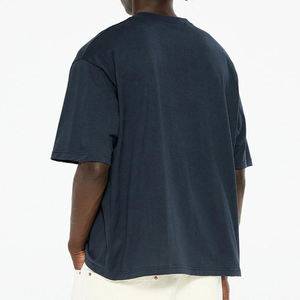 Wholesale Customized Heavyweight Boxy Cotton Vintage Drop <b>Shoulder</b> Oversized T-shirt 100% Hip Hop Inspired Fit - Product Image 2