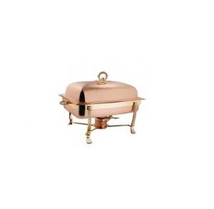 Copper Chafing Dish Luxury Style Food <b>Warmer</b> Wedding <b>Buffet</b> Food Serving Chafing Dish Elegant for Commercial Kitchen Equipment - Product Image 1