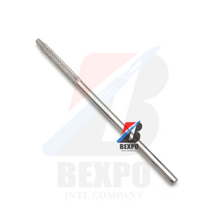 กระจกทันตกรรมขนาดเส้นผ่านศูนย์กลาง10มม. ขนาด13ซม. ที่จับเครื่องมือผ่าตัดทำจากเหล็กแหล่งจ่ายไฟด้วยมือ - Product Image 5