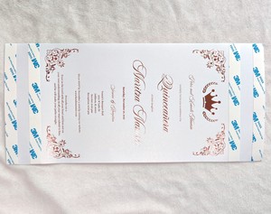 Inviti di Nozze Personalizzati in Rosa Pallido e Oro Rosa con Scatole e Nappine, Invito a Scorrimento <span class=keywords><strong>per</strong></span> Quinceañera e Festa dei 16 Anni - Product Image 5