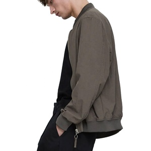 Vestes coupe-vent unies personnalisées pour hommes, réduction sur les achats en gros, vêtements d'extérieur, streetwear, fournisseur de vêtements, veste bomber pas chère - Product Image 5