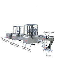 Ligne de production entièrement automatique de remplissage de bombes aérosols, contrôlée par PLC, pour peinture en spray pneumatique, crème solaire et désodorisant