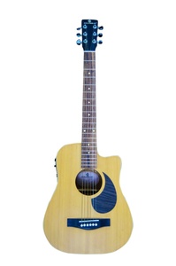 SOLOBEAT Guitare acoustique en bois de haute qualité/Guitare folk faite à la main à 6 cordes pour débutants et professionnels - Product Image 2