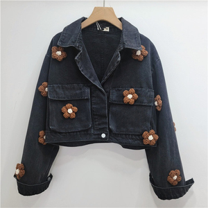 Vêtements pour femmes Style nouvelle mode personnalisée mode 2025 dames Denim veste femmes Vintage Denim camionneur veste Denim veste - Product Image 2