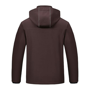 Veste softshell pour hommes au design unique, style fermeture éclair, tissu 100% polyester, veste softshell pour hommes, service OEM personnalisé - Product Image 3