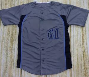 Jersey de béisbol para hombre de último diseño a precio barato Color sólido tamaño personalizado sublimación camiseta de béisbol uniformes - Product Image 2
