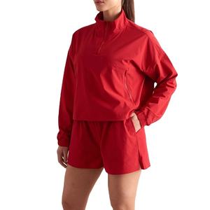 Conjunto Deportivo de Chaqueta Ligera y Pantalones Cortos para Mujer, Cortavientos, Ropa Deportiva, 2026 - Product Image 1