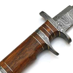 Couteau de chasse en acier damas fait à la main couteau de chasse à lame fixe - Product Image 4