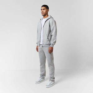 Meilleure vente de survêtement léger pour hommes personnalisé contraste de couleur fermeture éclair Style Fitness Jogging vêtements d'extérieur OEM capuche imprimée - Product Image 1