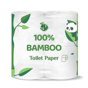 Papel higiénico orgánico de bambú sin blanquear 100%, seguro séptico, suave y grueso, natural, sostenible, renovable, sin Blanqueador - Product Image 3