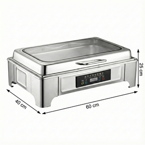 פלטת חימום חשמלית מנירוסטה, סיר חימום מסחרי לאוכל, צ'ייפינג דיש למלון, מסעדה וקייטרינג - Product Image 2